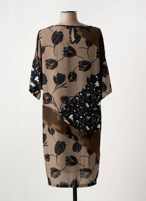 Robe courte marron POUSSIERE D'ETOLE pour femme