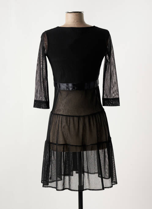 Robe courte noir MAIS IL EST OU LE SOLEIL pour femme