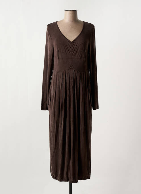 Robe longue marron MYRINE ANTWERP pour femme