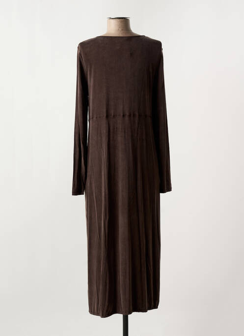 Robe longue marron MYRINE ANTWERP pour femme