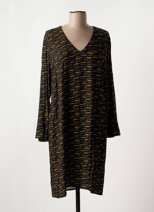 Robe mi-longue noir LA FEE MARABOUTEE pour femme