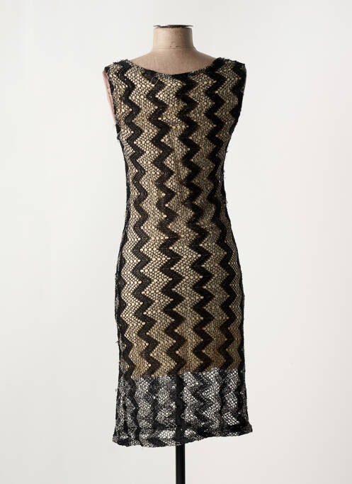 Robe mi-longue noir MOLLY BRACKEN pour femme