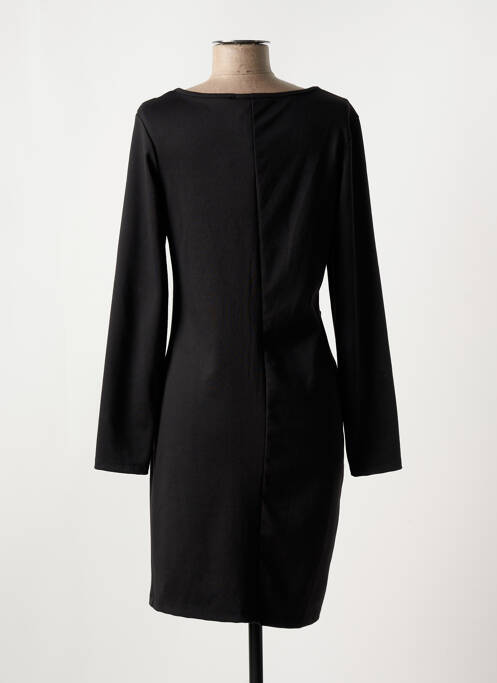 Robe mi-longue noir POUSSIERE D'ETOLE pour femme