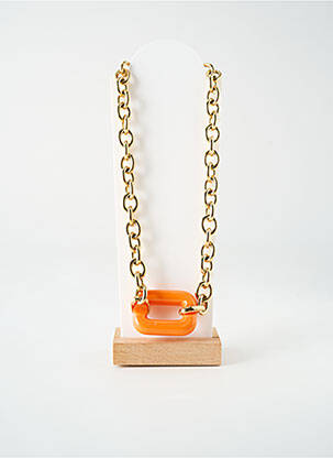 Collier orange BOHM pour femme