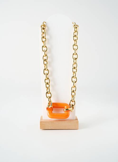 Collier orange BOHM pour femme