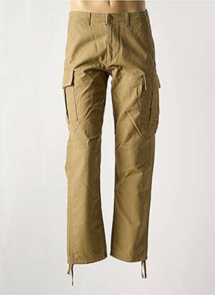 Pantalon cargo poches taille normale marron JACK & JONES homme