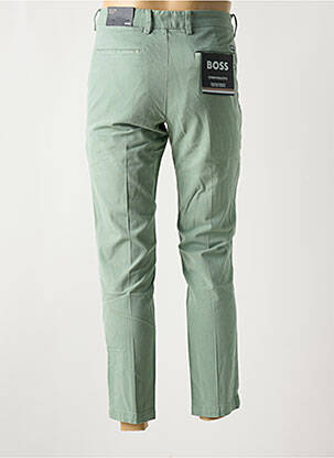 Pantalon chino stretch taille normale vert HUGO BOSS homme