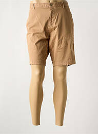 Bermuda stretch taille normale beige HUGO BOSS homme