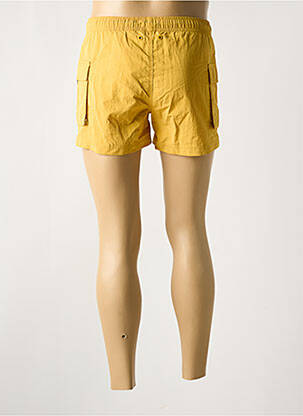 Short de bain tissage imperméable jaune KWAY homme