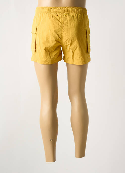 Short de bain jaune KWAY pour homme