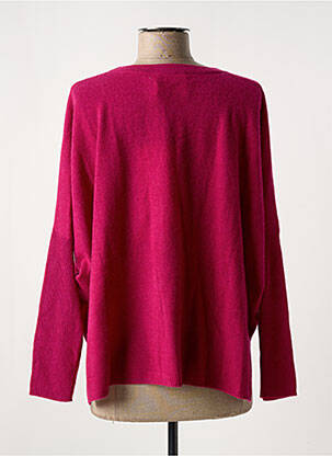 Gilet manches longues fermeture boutonnée sur le devant violet ABSOLUT CASHMERE femme