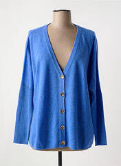 Gilet manches longues bleu ABSOLUT CASHMERE pour femme seconde vue