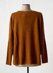 Gilet manches longues marron ABSOLUT CASHMERE pour femme seconde vue