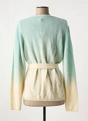 Gilet manches longues vert MAJESTIC FILATURES pour femme seconde vue