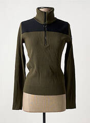 Pull col roulé vert FUSALP pour femme seconde vue