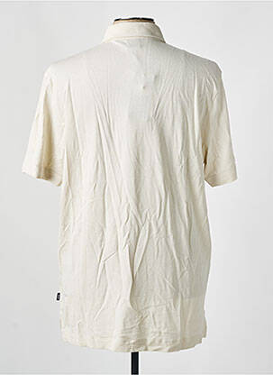 Polo stretch manches courtes beige HUGO BOSS homme