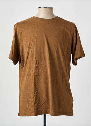 T-shirt stretch manches courtes marron AMERICAN VINTAGE homme