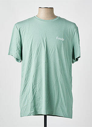 T-shirt stretch manches courtes vert FUSALP homme