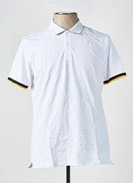 T-shirt coupe cintrée manches courtes blanc KWAY homme