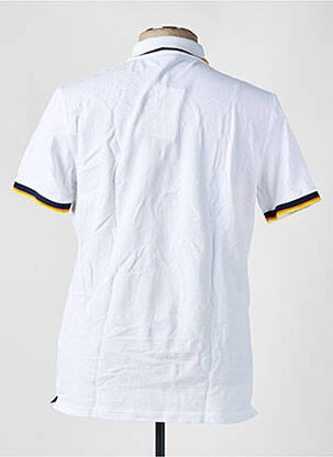 T-shirt coupe cintrée manches courtes blanc KWAY homme