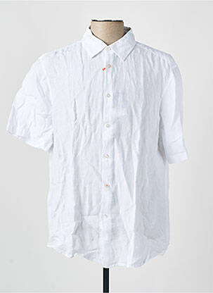 Chemise manches courtes blanc HUGO BOSS pour homme