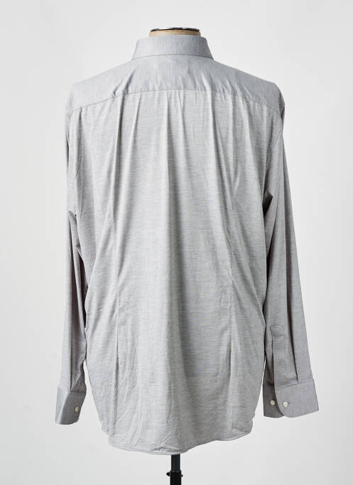 Chemise manches longues coupe cintrée gris HUGO BOSS homme