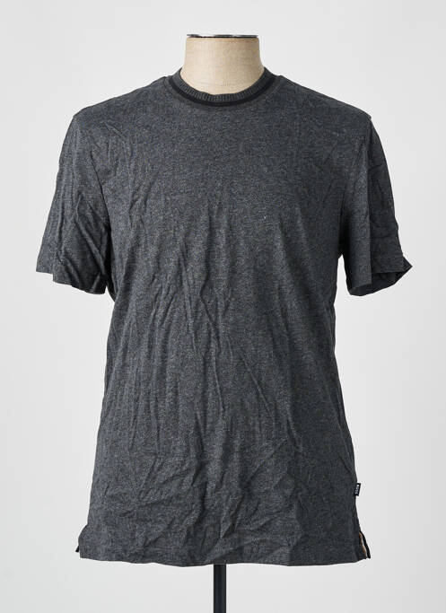 T-shirt coupe cintrée manches courtes gris HUGO BOSS homme