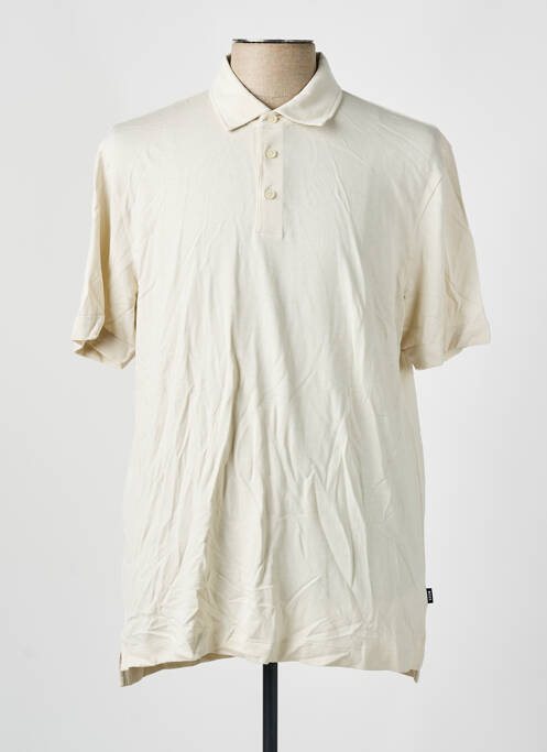 Polo beige HUGO BOSS pour homme