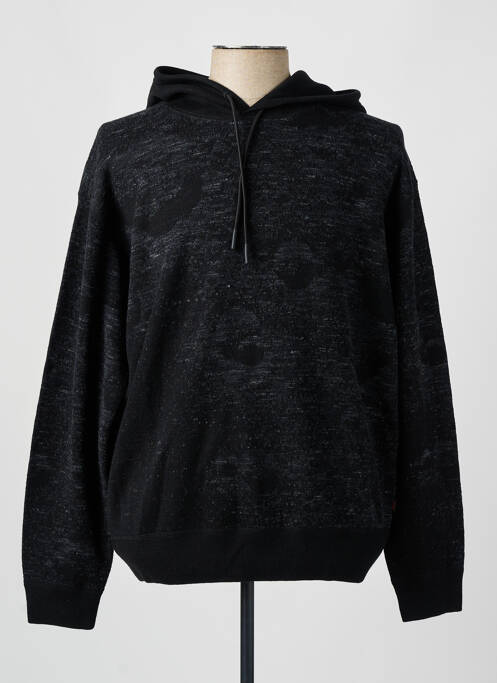 Pull noir HUGO BOSS pour homme
