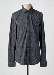 Chemise manches longues coupe cintrée gris HUGO BOSS homme