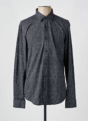Chemise manches longues coupe cintrée gris HUGO BOSS homme
