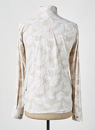 Chemise manches longues fermeture boutonnée sur le devant beige HUGO BOSS homme