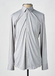 Chemise manches longues fermeture boutonnée sur le devant gris HUGO BOSS homme