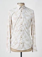 Chemise manches longues beige HUGO BOSS pour homme seconde vue