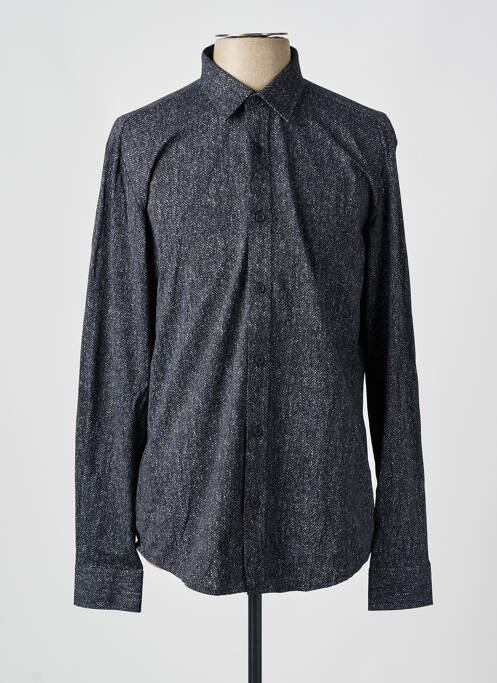 Chemise manches longues coupe cintrée gris HUGO BOSS homme