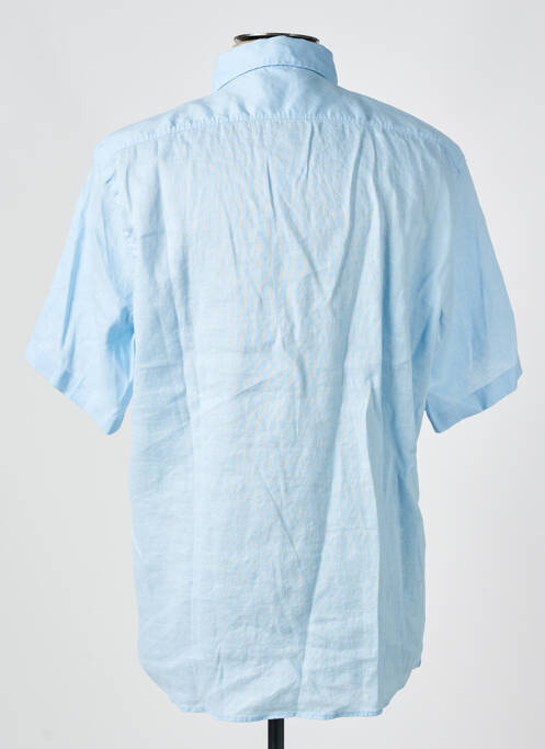 Chemise manches courtes coupe droite bleu HUGO BOSS homme