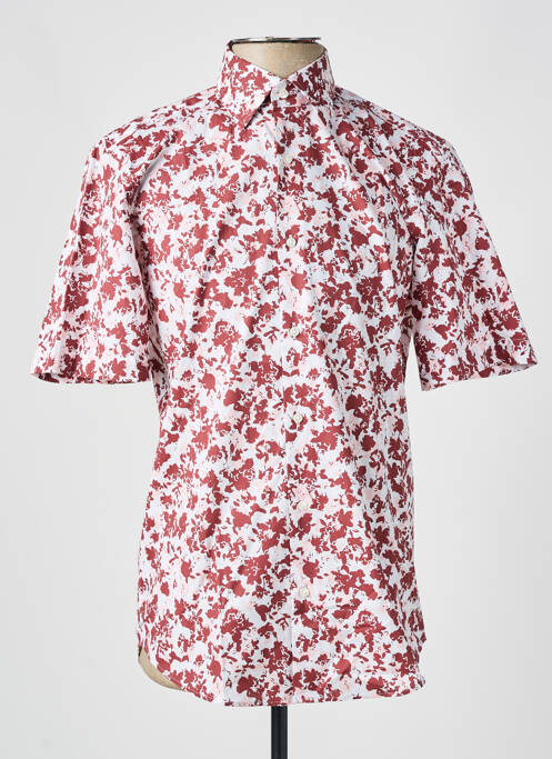Chemise manches courtes imprimé fantaisie rouge HUGO BOSS homme