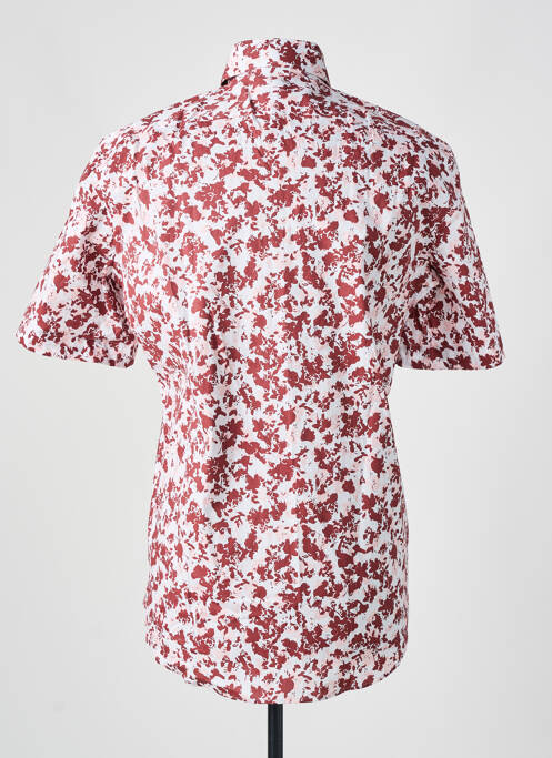 Chemise manches courtes rouge HUGO BOSS homme