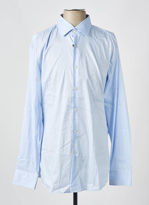 Chemise manches longues bleu HUGO BOSS pour homme