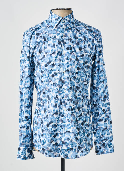 Chemise manches longues bleu HUGO BOSS pour homme