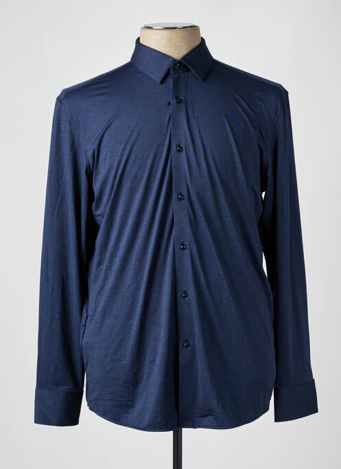Chemise manches longues bleu HUGO BOSS pour homme