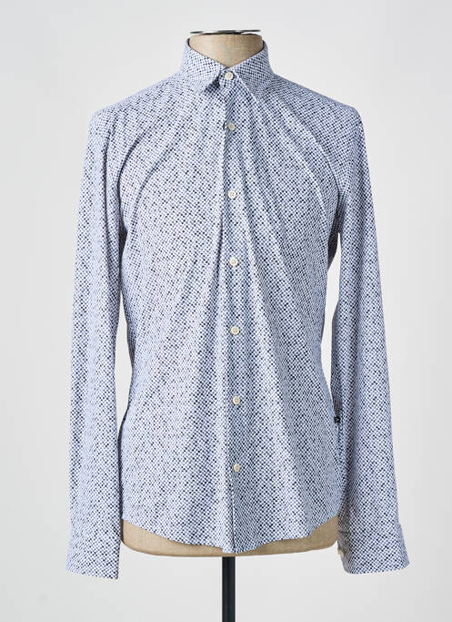 Chemise manches longues gris HUGO BOSS pour homme