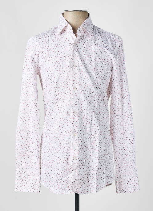 Chemise manches longues rouge HUGO BOSS pour homme