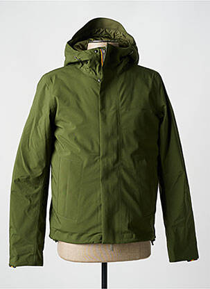 Parka manches longues a capuche vert KWAY homme