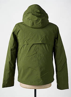 Parka manches longues a capuche vert KWAY homme