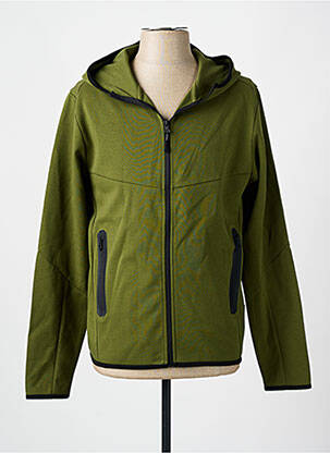 Veste casual resserrée sur le bas vert JACK & JONES homme