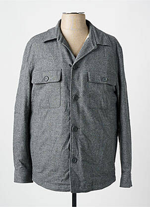 Veste casual coupe droite gris HUGO BOSS homme