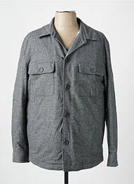 Veste casual fermeture boutonnée sur le devant gris HUGO BOSS homme