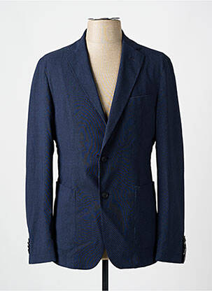 Blazer coupe cintrée bleu HUGO BOSS homme
