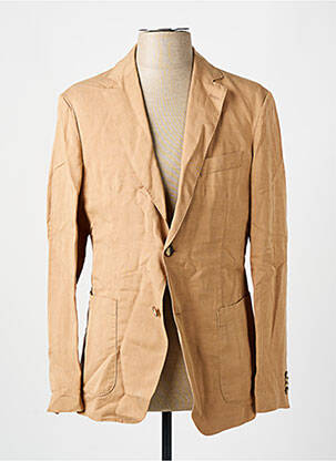 Blazer coupe cintrée beige HUGO BOSS homme
